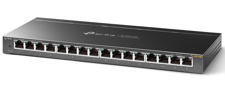 Коммутатор 16 port TP-LINK TL-SG116E 1000 Мбит/сек