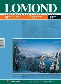Бумага Lomond [A4] матовая, 180гр/м2, 25л
