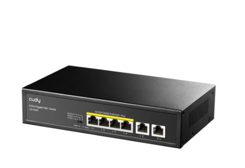 Коммутатор .6 port Cudy GS1006P 1000 Мбит/с 4*PoE