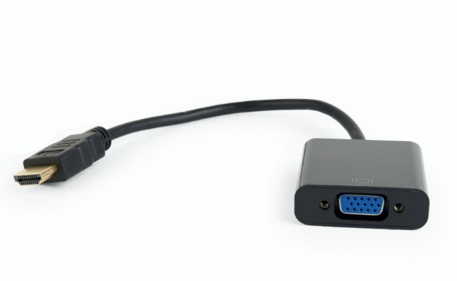 Кабель-переходник HDMI (m) < - > VGA (f), Cablexpert 15cm