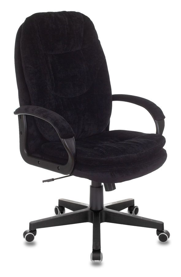 Кресло Бюрократ CH-868N Fabric (ткань, мех. качания, крест. пластик, до 120 кг) черный