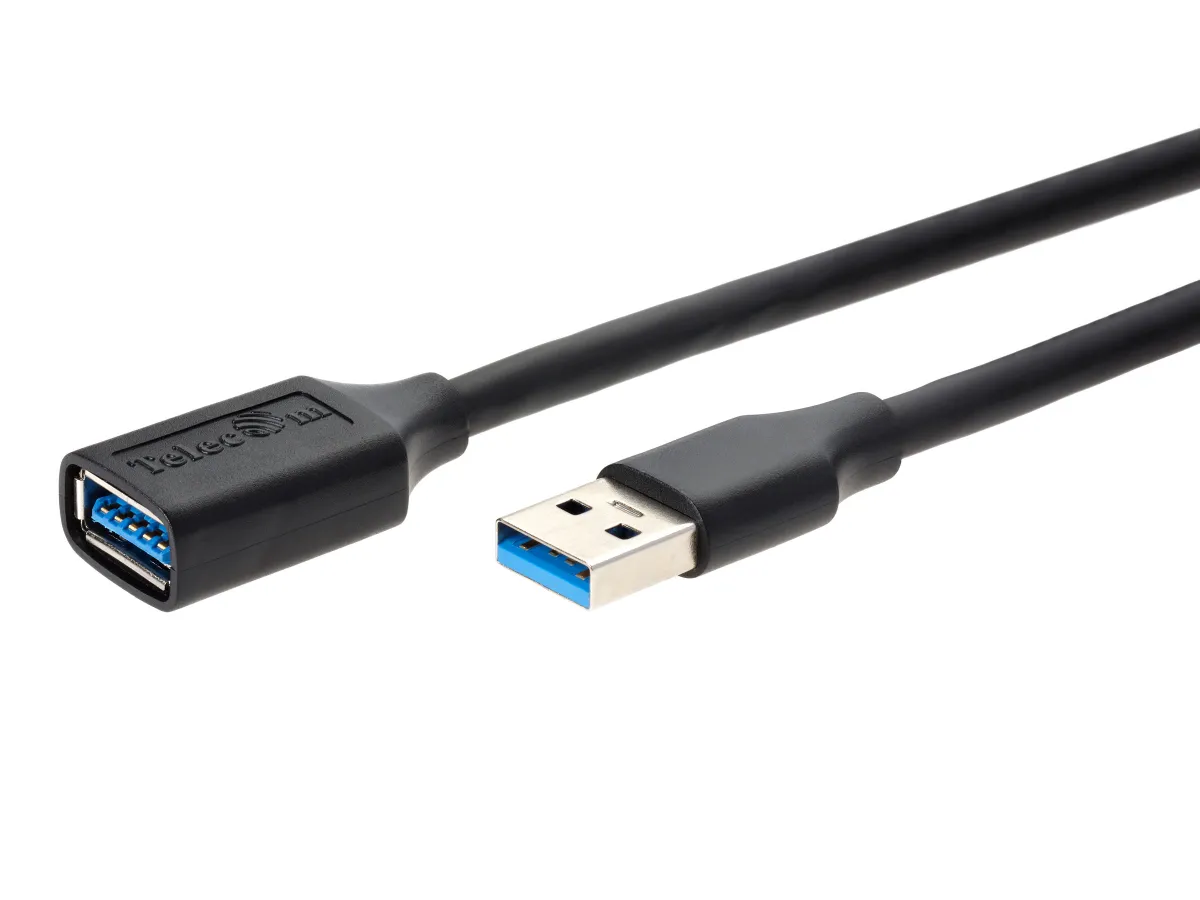 Кабель USB3.0 Am < - > Af удлинительный  5.0м, Telecom черный
