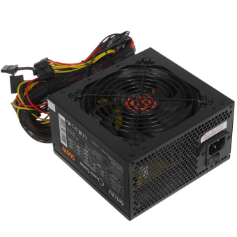 Блок питания .500W GINZZU CB500 120мм, APFC, черный