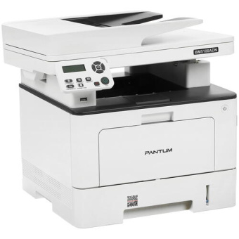 МФУ Pantum BM5100ADN (A4, ч/б, 40 стр/мин, DADF, дуплекс, USB, LAN) белый