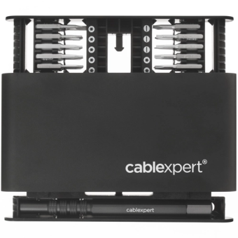 Набор инструментов Cablexpert TK-SD-09R Отвертка с набором бит (21 предмет)