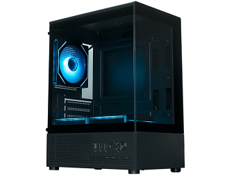 Корпус XASTRA Q300M 3ARGB mATX чёрный