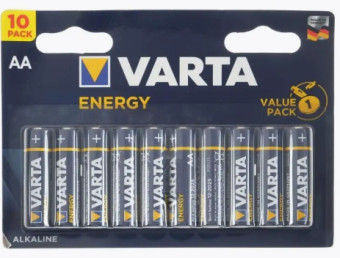 Элемент питания AA, 1.5V, 10шт, Varta Energy LR06 BL10