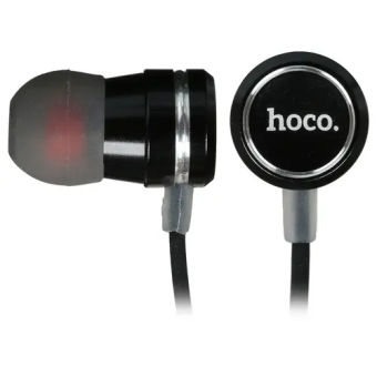 Наушники проводные HOCO M16 (микрофон, вставные) черный