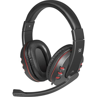 Наушники проводные Defender Warhead G-160 jack3.5mm Black