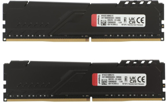 Модуль памяти DDR4 16Gb PC4-25600 3200MHz Kingston Fury Beast Black RGB (Kit of 2)