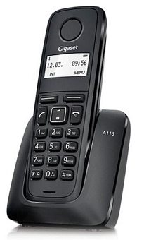 Радиотелефон Gigaset DECT A116 (АОН, черный)