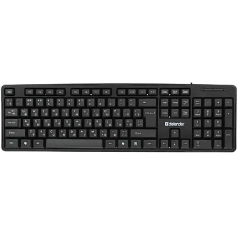Клавиатура проводная Defender NEXT HB-440 черный