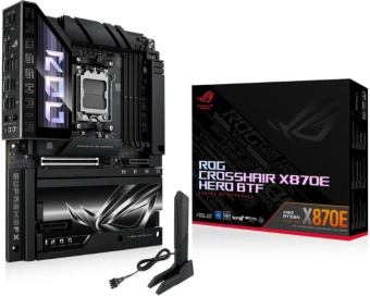 Материнская плата Socket AM5 ASUS ROG CROSSHAIR X870E HERO (X870E) 4*DDR5 HDMI ATX