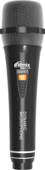 Микрофон Ritmix RDM-131 jack 6.3 мм проводной черный
