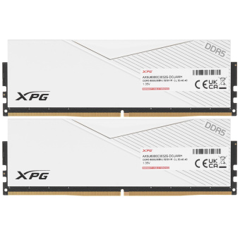 Модуль памяти DDR5 64Gb 6000MHz ADATA XPG Lancer White (Kit of 2)