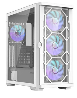 Корпус Zalman Z10 DUO USB-C ATX, белый