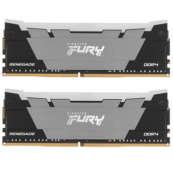 Модуль памяти DDR4 16Gb PC4-25600 3200MHz Kingston Fury Renegade Black RGB