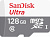 Карта памяти microSD 128Gb SanDisk Ultra Class 10 UHS-I без SD адаптера