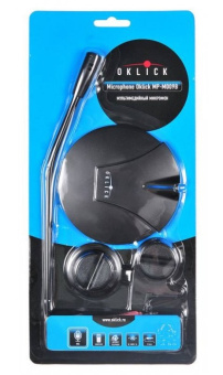 Микрофон Oklick MP-M009 jack 3.5 мм проводной черный