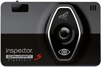 Видеорегистратор с радар-детектором Inspector CAYMAN S SIGNATURE GPS, FullHD, Сигнатурный, 370mAh, черный