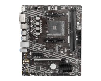 Материнская плата Socket AM4 MSI B550M-A PRO (B550) 2*DDR4 1*PCI-Ex1 1*PCI-Ex16 SATA M.2 HDMI DVI mATX