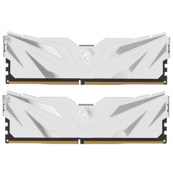 Модуль памяти DDR4 16Gb PC4-25600 3200MHz Netac Shadow III White (Kit of 2)