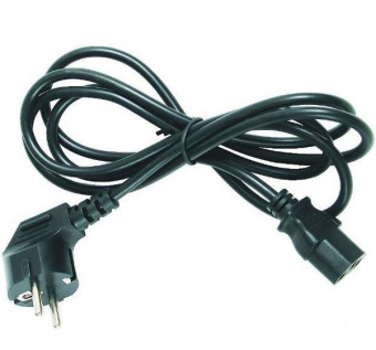 Кабель питания 220V  3.0м, Schuko- C13, 10А, VDE, Cablexpert черный
