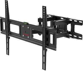 Крепление для телевизора Arm Media LCD-418 поворотно-выдвижной и наклонный, черный