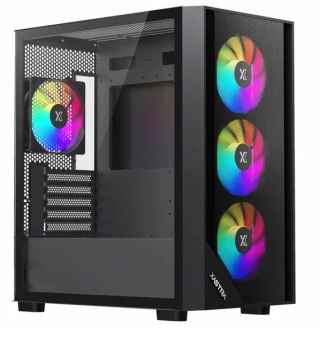 Корпус XASTRA A401M ARGB mATX чёрный