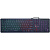Клавиатура проводная Oklick 420MRL Slim Rainbow Led черный