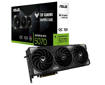 Видеокарта 12Gb ASUS TUF-RTX5070-O12G-GAMING (RTX5070) GDDR7 HDMI DP