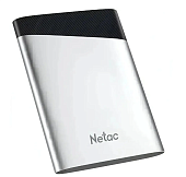 Внешний накопитель SSD .960Gb Netac Z6S USB3.2 серебристый