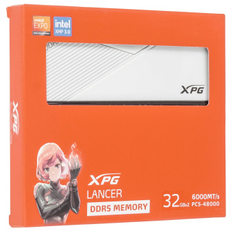 Модуль памяти DDR5 64Gb 6000MHz ADATA XPG Lancer White (Kit of 2)