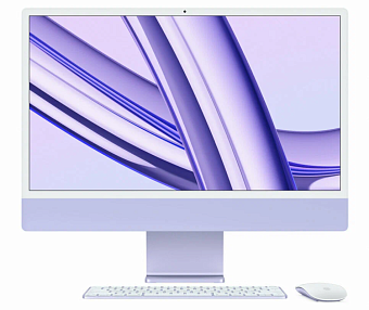 Моноблок Apple iMac 24" 2024 M4 32G 1Tb 10-Core пурпурный