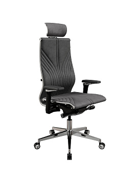 Кресло МЕТТА Samurai B2-12D (2C2.F.14.13A) - Велюр(Гойя LE) Темно-Серый