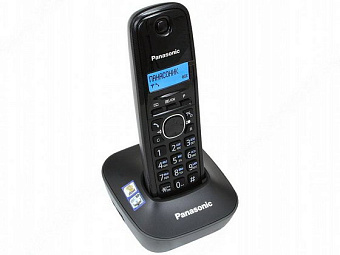 Радиотелефон Panasonic DECT KX-TG 1611 RUH (АОН, темно-серый)