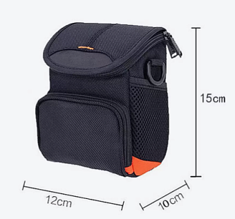 Сумка для камеры MyPads TC-1415 из качественной износостойкой влагозащитной ткани, черный