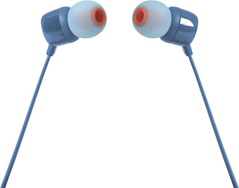 Наушники проводные JBL T110 jack 3.5mm Blue (синий)