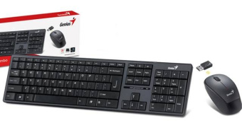 Клавиатура проводная Genius SlimStar 126 черный