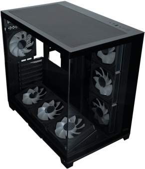 Корпус XASTRA QW500 7ARGB ATX Black (чёрный)