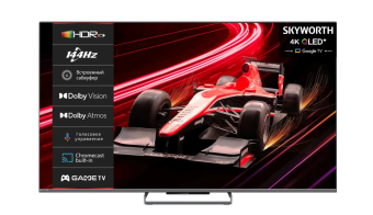 Телевизор 65" Skyworth 65Q77G QLED 4K Ultra HD серый-металлик