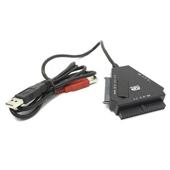 Кабель-переходник USB-A (m) < - > SATA/IDE, AgeStar FUBCP2 (блок питания)