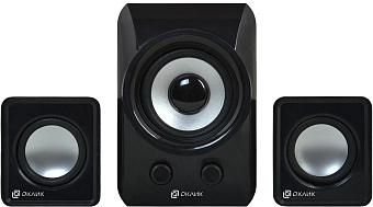 Акустическая система OKLICK OK-420 (2x3W+5W, питание от USB) черный