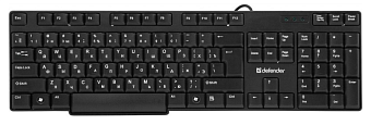 Клавиатура проводная Defender Accent SB-720 черный