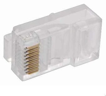 Коннектор RJ-45, кат.5,  20 шт. Silver Edition