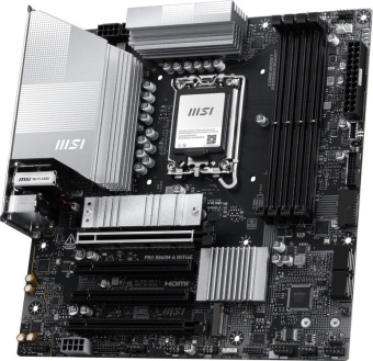 Материнская плата Socket-1851 MSI PRO B860M-A WIFI6E (B860) 4*DDR5 HDMI DP mATX