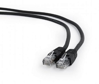 Кабель патч-корд Patch cord кат.6  1.0м, чёрный