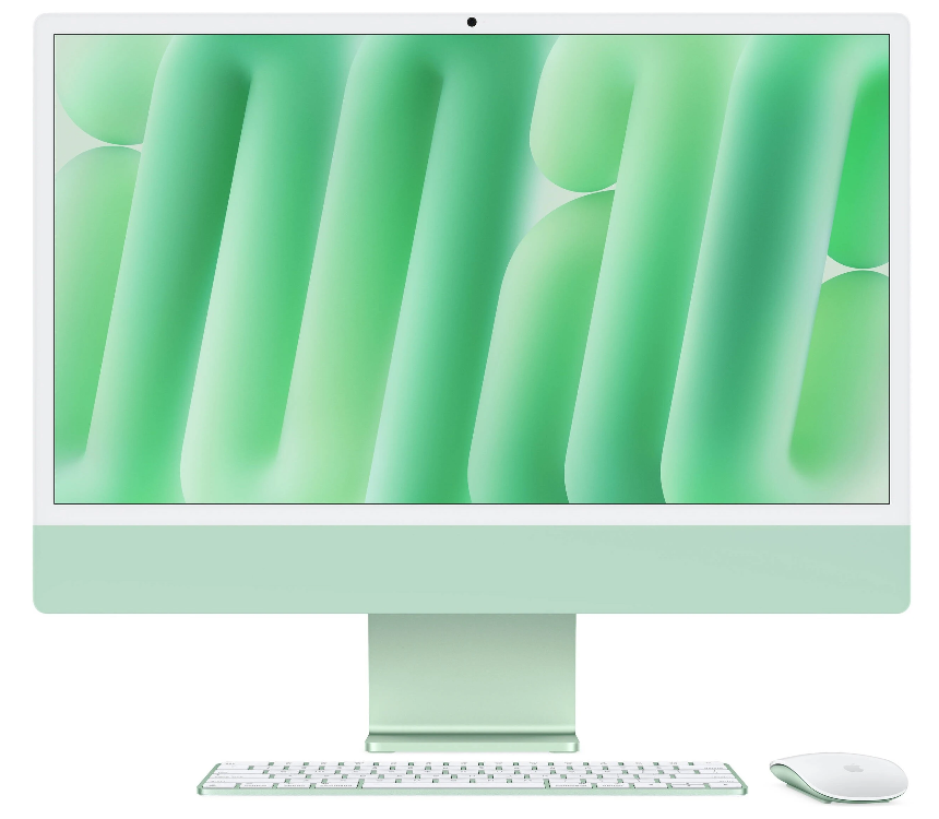 Моноблок Apple iMac 24" 2024 M4  16G 512G 10-Core Green (зеленый) (без RuStore)