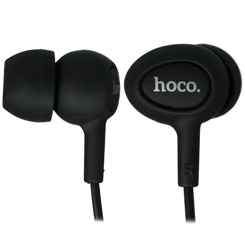 Наушники проводные HOCO M3 (микрофон, вставные) черный