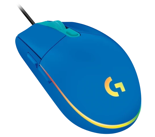 Мышь проводная Logitech G203 LightSync Blue